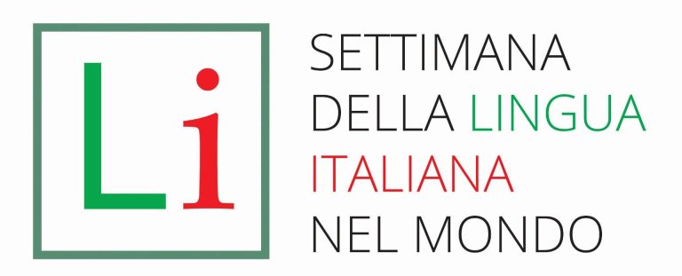 Logo SETTIMANA DELLA LINGUA ITALIANA NEL MONDO