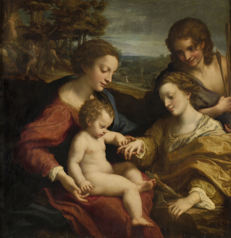 Correggio, Mystic Marriage of Saint Catherine, around 1525/1527 © GrandPalaisRmn (musée du Louvre) / René-Gabriel Ojeda