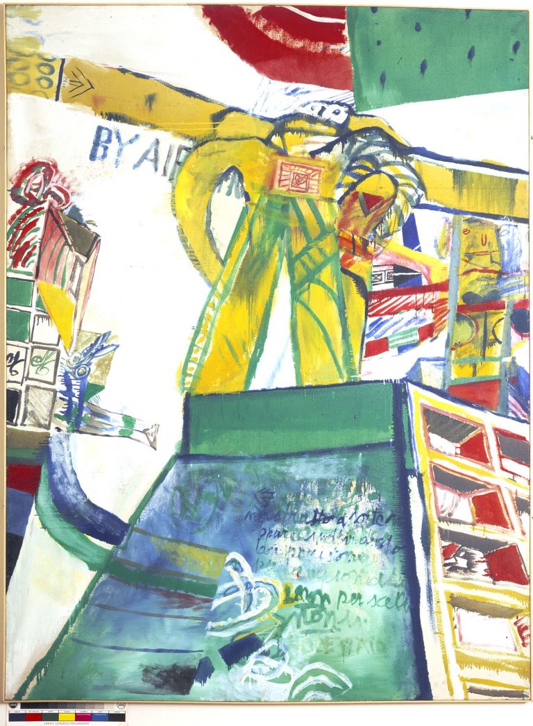 By air mail, 1966, olio su tela